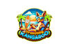 awesome traveling kangaroo logo design