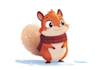 draw cute cartoon animal character