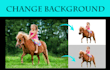 clipinng path and change images background