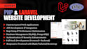 create a custom web application using laravel and react
