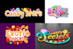design candy store logo