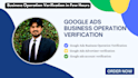 do business operations verification google ads in few hours