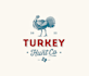 design unique turkey hunt co logo