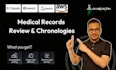 summarize, review medical records, chronologies for legal, personal injury, ime