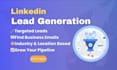 do linkedin lead generation and prospect email list building