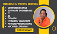 write on computer science, information technology, ai, and python programming
