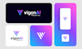 create a simple tech startup saas software logo design