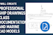 create professional ship drawings, class documentation, and marine cad models