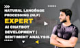 build nlp solutions chatbots, sentiment analysis, text classification