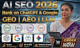 do ai seo geo  aeo and llm optimization for ai search ranking