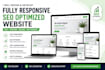 develop full responsive SEO optimized webbsite