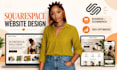 build squarespace website design or redesign squarespace for small businesses