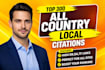 create top 300 local citations for any country