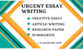 do essay writing, and case study analysis