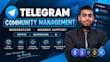 manage and moderate your telegram crypto community