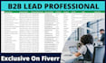 b2b lead generation linkedin and email lists sales navigator