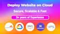 deploy website on AWS, hostinger, vps, google cloud or cloud computing