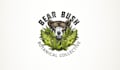 design unique bear bush logo