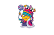 design awesome candy shop mascot logo