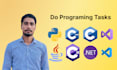 do programming in csharp c language cpp java python script