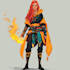 do a game character art and dnd character art