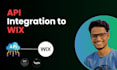 integrate third party API to the wix website