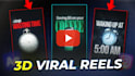 do an expert edit with 3d animation