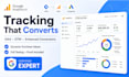 set up google ads conversion tracking and ga4 via GTM for ecommerce