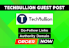 publish an article, guest post, press release on techbullion