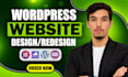 build wordpress website, ecommerce website development, wordpress blog website