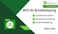 do bookkeeping using quickbooks online and qb desktop
