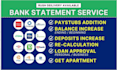 reconcile bank statement PDF to editable format
