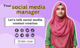be your social media manager for instagram and tiktok with monthly management