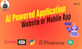 build ai powered full stack web and mobile saas applications