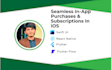 set up in app purchase and subscriptions for ios, android app using revenuecat