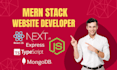 be full stack web developer in nextjs , react and mern stack