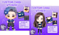 draw animated chibi art twitch emotes anime chibi vtuber chibi pngtuber model