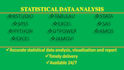 do statistical data analysis using r, stata, python, excel