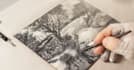 draw dark illustrations with pen and ink