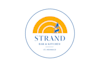 design looking summer surf style beach bar logo
