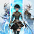 draw 2d character isometric game art, fantasy character art
