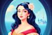 create a beautiful disney style portrait