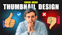 design cinematic youtube thumbnails for documentary and education videos
