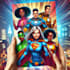 create a comic cover page design illustration
