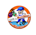 design cartoon cleaning company logo