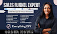 design kajabi sales funnel, kajabi automation, kartra landing page, data entry