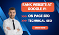 do onsite SEO with technical website optimization  to boost google ranking