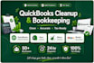 set up and clean up your bookkeeping using quickbooks online and xero