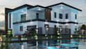 rebuild 3d architecture revit render,house landscape,interior,exterior sketchup