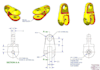 create 2d engineering drawings, mechanical drawings, cad drafter